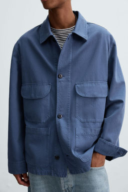 WASHED POCKET JACKET - Zara фото 5