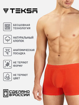 TEKSA Бесшовные мужские трусы MB 001 (в коробке) grey.. - Conte elegant фото 43