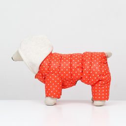 Комбинезон Для прогулки, размер 12 (ДС 24 см, ОГ 38 см, ОШ 27 см), оранжевый - Simaland фото 4