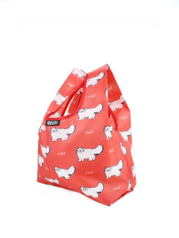 Мод.3, Сумка-майка маленькая Принт (SS3pr). Кошки на красном НОВИНКА!!! - Moshna фото 4