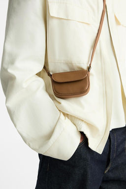 MINI HANDBAG WITH FLAP - Zara фото 3