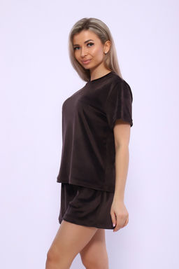 Костюм Натали 71118 футболка и шорты из велюра  фото 6