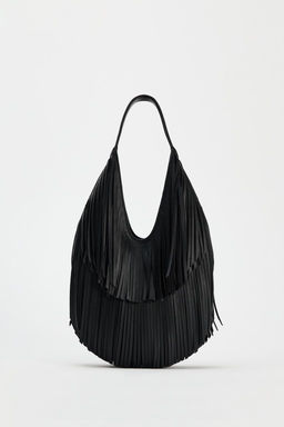 FRINGED TOTE BAG - Zara фото 7
