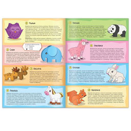 Книжка- вырезалка Бумажные зверята, 20 стр., формат А4 - Буква-ленд фото 2