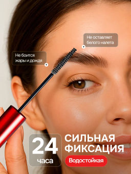 LuxVisage Гель-ламинатор для бровей суперсильной фиксации BROW LAMINATOR EXTREME FIX 24h waterproof  фото 7