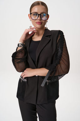 Пиджак Кейти (чёрный) - Эльза фото 16