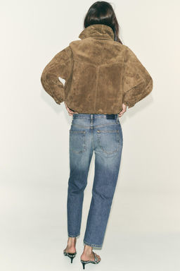 Z 1975 CROPPED MID-WAIST JEANS - Zara фото 3
