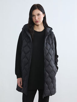 Kap??onlu Kapitone Kad?n ?i?me Yelek