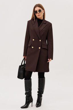 Платье AmberA 1135-5 шоколад  фото 3