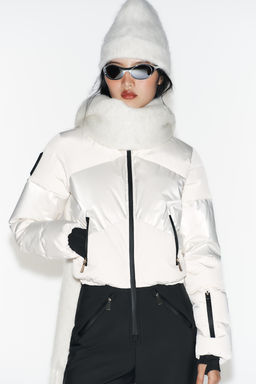 QUILTED COMBINED WATER-RESISTANT WINDPROOF RECCO® TECHNOLOGY SKI COLLECTION JUMPSUIT - Zara фото 18