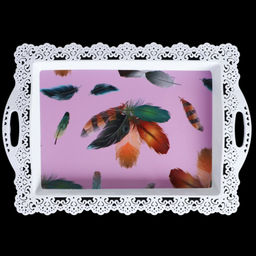 Поднос 35*24,5 пластик см, арт. 803 (607039)