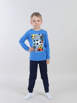 CRB wear / CWKB 50207-42 Пижама для мальчика (джемпер, брюки),синий/Ex.Cherubino