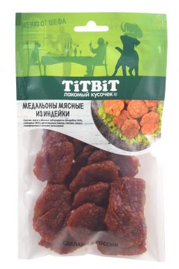 Титбит Медальоны мясные из индейки Меню от Шефа 80 г 4690538022283