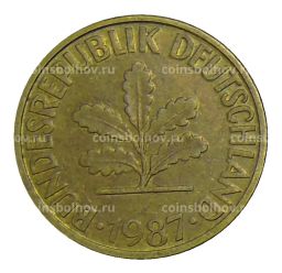 10 пфеннигов 1987 года D Германия