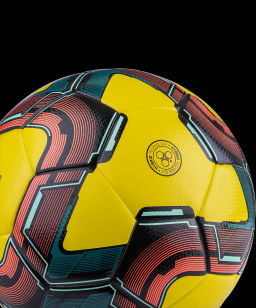Мяч футзальный JOGEL Inspire №4, желтый/черный/красный  фото 5