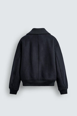 PADDED JACKET WITH RIBBED COLLAR - Zara фото 7