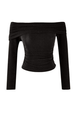 Alt?n Carmen Yaka Simli Orme Party Bluz TPRSS26BZ00002 - Trendyolmilla фото 10