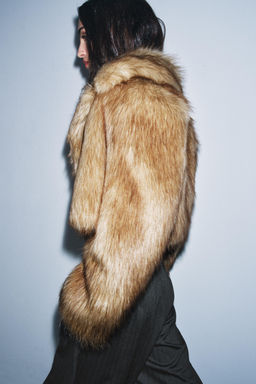 SHORT FAUX FUR JACKET ZW COLLECTION