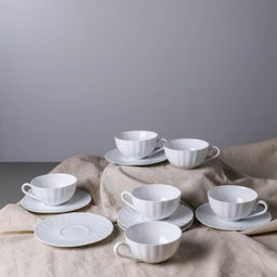 Чайный набор 12 предметов 250 мл / DE-671 /уп 12/ - Галеонтрейд фото 2