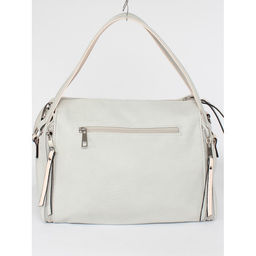 Сумка женская искусственная кожа ADEL-258/2в/ММ. 1отдел. плеч/ремень, серый/розовый 259311 - Adelia фото 2