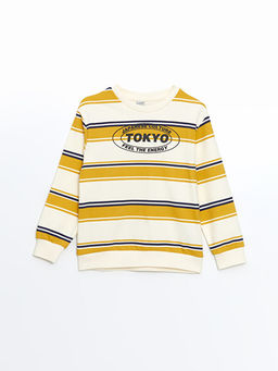Bisiklet Yaka Erkek ?ocuk Sweatshirt