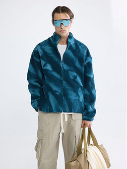 Dik Yaka Pel?? Erkek Fermuarl? Sweatshirt