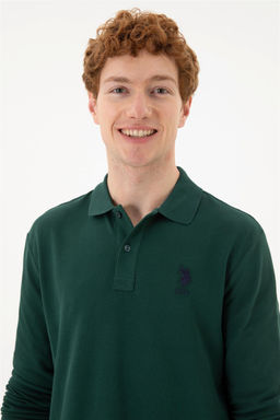 Мужской зеленый базовый свитшот Неожиданная скидка в корзине - U.s. polo assn фото 2