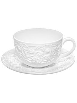 Чайная пара 4 пр. 300 мл 13*10*6,5 см Тюльпаны, фарфор - Elan gallery фото 4