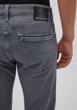 Pierre Mavi Pro Puslu Gri Jean Pantolon  фото 7