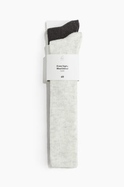 Pack de 2 calcetines a la rodilla