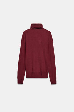 WOOL HIGH NECK JUMPER - Zara фото 8