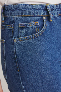 Ac?k Mavi Normal Bel Duz Kesim Straight Jeans TWOSS25JE00074 - Trendyolmilla фото 17