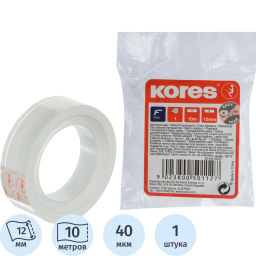 Клейкая лента канцелярская KORES 12ммx10м 50112  фото 2