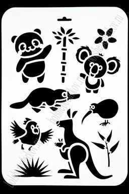 Трафарет Little Art LAП-24 (21*32 см)