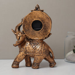 Часы статуэтка Слон 17 см / 1079A /уп 72/ - ГалеонТрейд фото 6