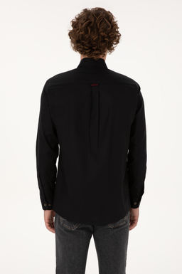 Erkek Siyah Uzun Kollu Basic G_mlek Sepette S_rpriz _ndirim - U.s. polo assn фото 12