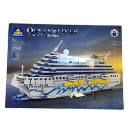 УЦЕНКА. Конструктор "KAZI" 425 дет. "Круизный лайнер" (KY87028) - дефект коробки
