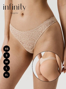 Infinity / Трусы стринг жен Vikka бежевый
