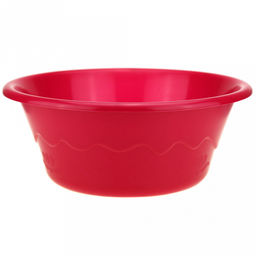 Таз пластмассовый "Надежный" 4л, д29см, 11,5см, особо прочный, бордовый (Россия)