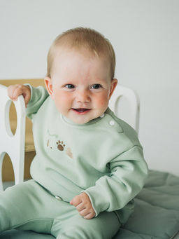 Свитшот Шалфей утепленный 0+ - Bungly фото 4