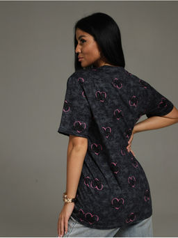 Футболка Принт графит женская - София фото 3