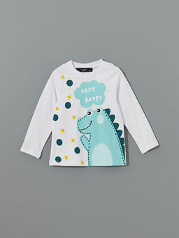 Bisiklet Yaka Erkek ?ocuk Pijama Tak?m? - Waikiki фото 2