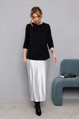 Юбка AMORI 3133 серый  фото 4