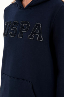 Женский темно-синий базовый свитшот Неожиданная скидка в корзине - U.s. polo assn фото 7