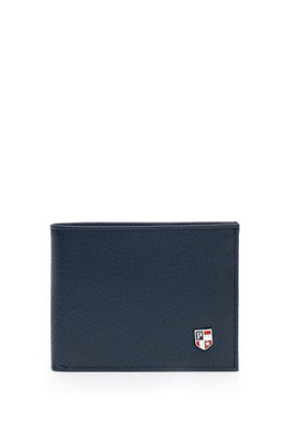 Мужской темно-синий кошелек Неожиданная скидка в корзине