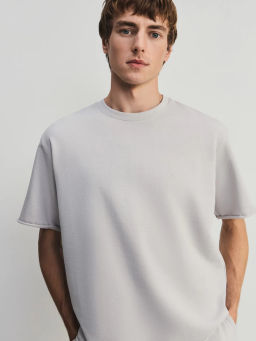 Футболка с необработанными краями ZR2605043406-30 / Zarina