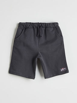 Beli Lastikli Spider-Man Bask?l? Erkek ?ocuk ?ort