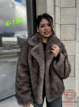 Шуба женская с английским воротником - Bruno фото 2