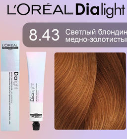ДИА ЛАЙТ 8.43 Светлый блондин медно-золотистый, крем-краска 50 мл