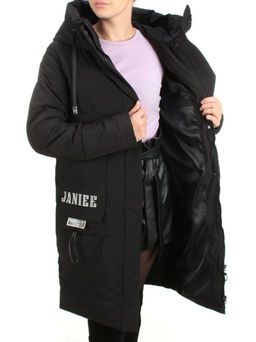 21-972 BLACK Пальто зимнее женское AIKESDFRS